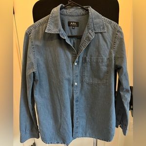 A.P.C chambray button up